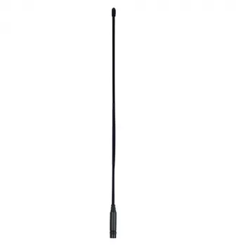 Midland Albrecht Hyflex CL27 TNC flexibele sprietantenne, 54 cm, 26,965-27,405 MHz TX, 25-500 MHz RX, 50 Ohm, 10 W, zwart 6578