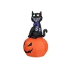 EUROPALMS Halloween opblaasbare figuur kat met pompoen, 183cm 83316152