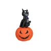 EUROPALMS Halloween opblaasbare figuur kat met pompoen, 183cm 83316152
