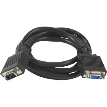 SYNERGY21 S215297 VGA-verlengkabel, 1,8 m, stekker naar bus, zwart
