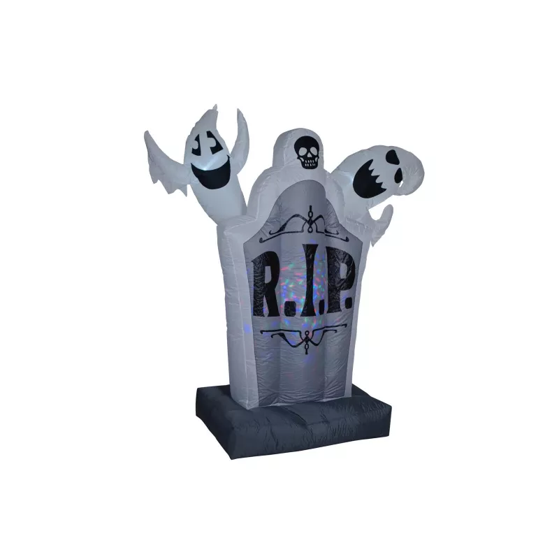 EUROPALMS Halloween opblaasbare grafsteen-decoratie, 183cm 83316156
