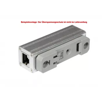 ALLNET Cat.6 Ethernet-overspanningsbeveiliging met DIN-rail klem voor ALL95100 (ALL95100-DinRail-Clamp)