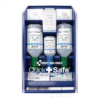First Aid Only Quick+ Safe DIN EN 15154-4 EHBO-koffer blauw (P-44027 00)