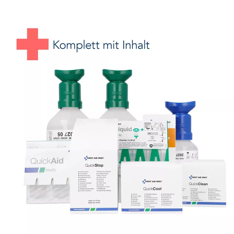 First Aid Only Quick+ Safe DIN EN 15154-4 EHBO-koffer blauw (P-44027 00)