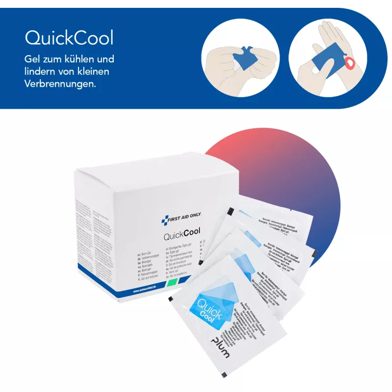 First Aid Only Quick+ Safe DIN EN 15154-4 EHBO-koffer blauw (P-44027 00)