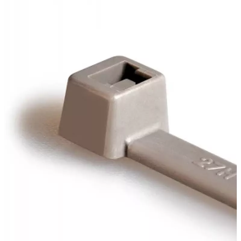 HellermannTyton T80R kabelbinder, polyamide 6.6, grijs, 360 mm x 4.6 mm, 100 stuks (116-08018)