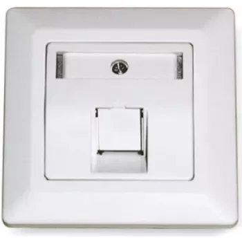 Dätwyler 185866 RJ45 Cat 7A datamodule, 1 poort, wit