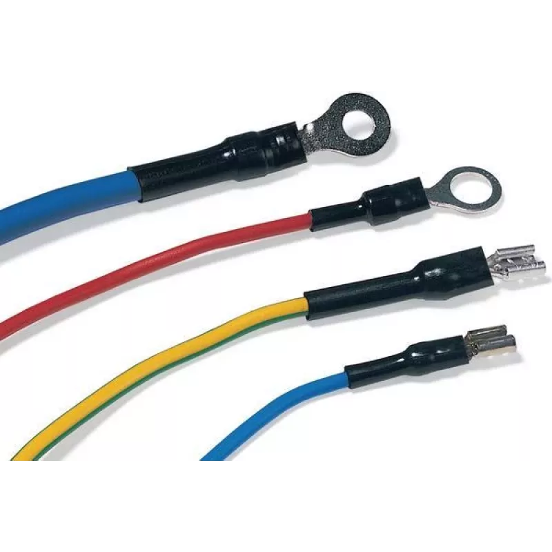 HellermannTyton HelaShrink 319 warmtekrimpkous 2:1, 1,2 mm leverdiameter, zwart, 1 m lengte, 10 stuks (319-01200)