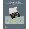 Goobay 77840 precisieschroevendraaierset met 26-delige bitset
