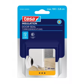 tesamoll UNIVERSAL deurtochtstrip wit 38 mm x 1 m (05422-00100-01)