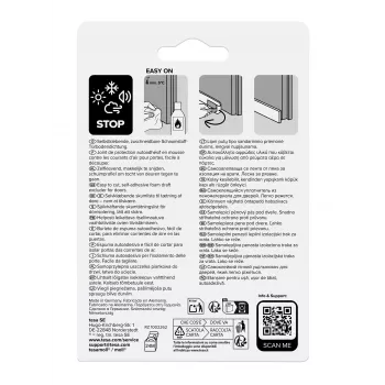 tesamoll UNIVERSAL deurtochtstrip wit 38 mm x 1 m (05422-00100-01)