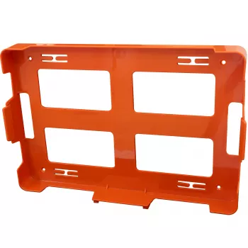 PETEX 43924135 DIN 13157 EHBO-koffer, oranje, 280 x 115 x 200 mm, wandmontage, ABS-kunststof, voor kantoren, werkplaatsen, kleine bedrijven, onderwijsinstellingen