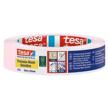 tesa 4333 Precision Mask lichtroze afdekband 50 m x 25 mm 04333-00018-02