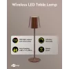 Wentronic Goobay draadloze LED-tafellamp, maat M, 38 cm, RGBW, koperkleurig (76570)