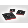 HellermannTyton QM40APT-I-PA66-BK kabelbinder-voet, zelfklevend/schroefbaar, PA66, zwart, 40x40 mm, 1 stk. 151-01596