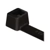 HellermannTyton T-serie T18R kabelbinder met binnentanding, 100 mm x 2,5 mm, zwart, 100-pack 111-01910