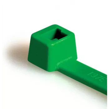 HellermannTyton T80L-N66-GN-C1 standaard kabelbinder, 390 x 4,6 mm, groen, 100 stuks 116-05415