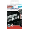 Tesa Powerbutton Classic dubbele haak 12kg chroom 59333-00000-01