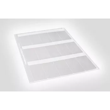 HellermannTyton 594-81104 thermotransfer-etiket transparant wit 100mm x 100mm 1000 etiketten