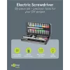 Goobay 77839 elektrische precisieschroevendraaier met accu, 50 delen, LED