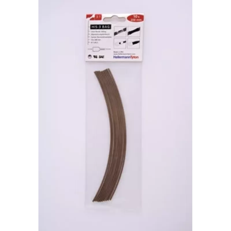 HellermannTyton warmtekrimpkous-set HIS-3, 3:1 krimpverhouding, 90 delen, 8 diameters, 7 kleuren, 100 mm lengtes 308-30163