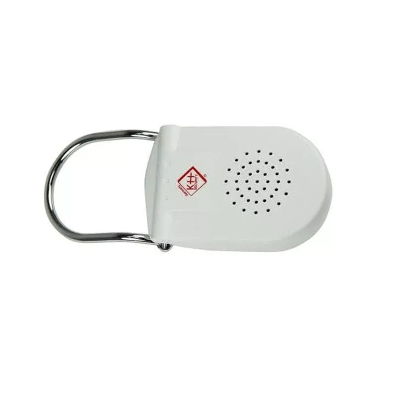 KH-SECURITY KH 100183 elektronische deurkruk-alarm, mobiel alarmsysteem, wit
