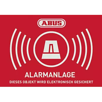 ABUS alarm-waarschuwingssticker met logo 148 x 105 mm (1 stuk) AU1422