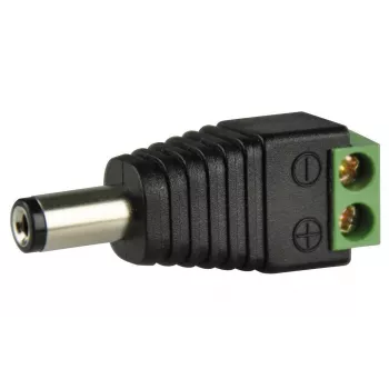 ABUS TVAC35800 stroomadapterkabel - schroefklemmenblok naar 5,5 x 2,1 mm DC-stekker