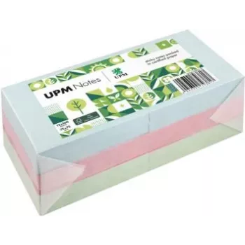 UPM Notes plaknotities 5654-20PG-12 pastel 75x75mm 100 vel assorti 12 blokken