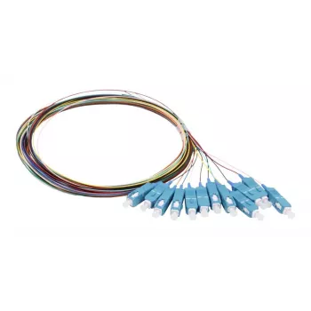 SYNERGY21 SC single-mode OS2 glasvezel pigtail, 9/125µm, G.657.A2, 2m, 12-pack, gekleurd S215686V1