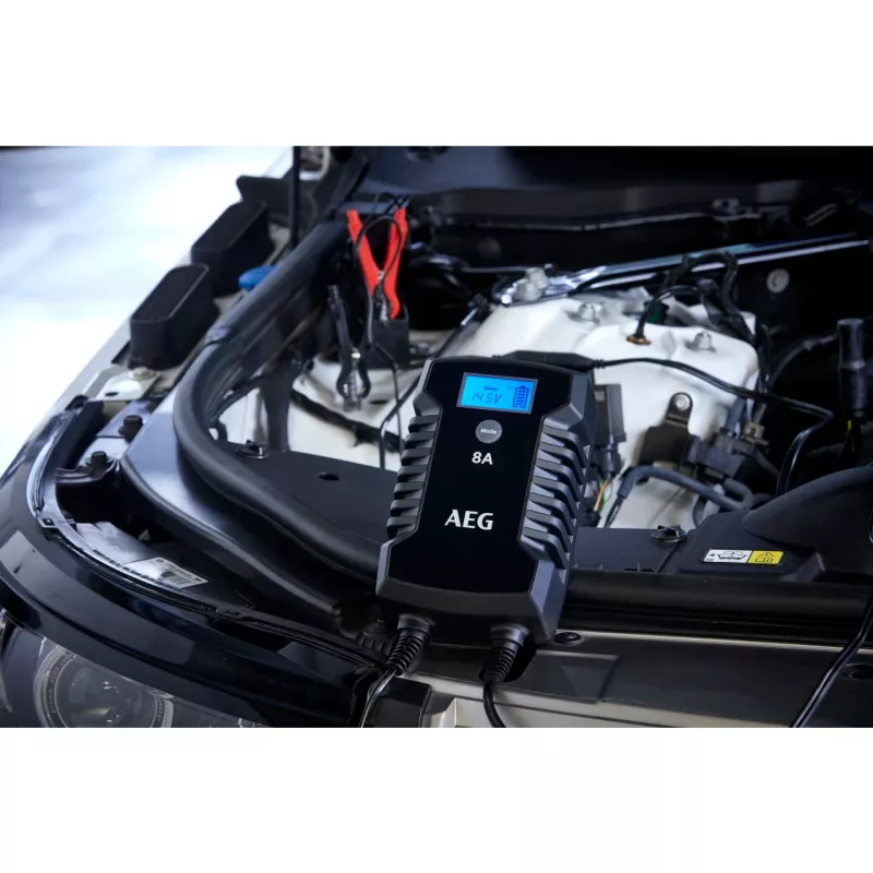 AEG LD8 10618 auto-accuoplader 12V/24V 8A/4A automatisch