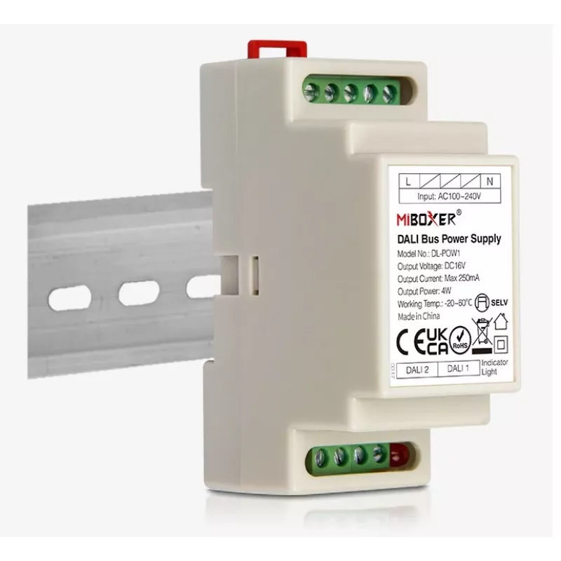 Miboxer Synergy 21 LED DALI bus-voeding DIN-rail (DL-POW1)