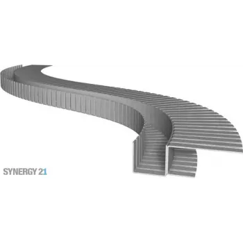 SYNERGY21 S21-LED-PR00002 LED-profiel 200cm, verzinkt staal TYP-A Flex