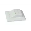 SYNERGY21 Keystone-moduledrager inbouw voor 2xTP-module reinwit rond S216330V3