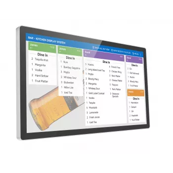 ALLNET Kitchen210 industrie 21 inch keukendisplay, Rockchip RK3576, Android 15, IP65 frontpaneel, Full HD touchscreen