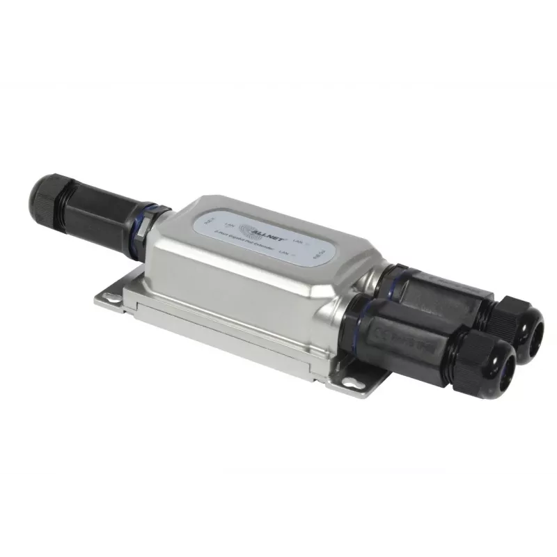 ALLNET PoE-extender repeater outdoor IP67 IEEE802.3BT IN - AT Out, ALL-PR2013Ov2-30W