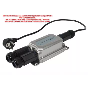 ALLNET outdoor PoE-injector IP67 IEEE 802.3bt 60W metalen behuizing ALL-PI2013Ov2BT60