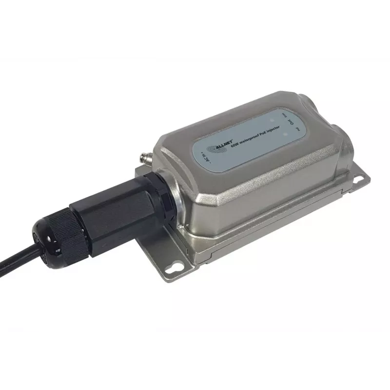 ALLNET outdoor PoE-injector IP67 IEEE 802.3bt 60W metalen behuizing ALL-PI2013Ov2BT60