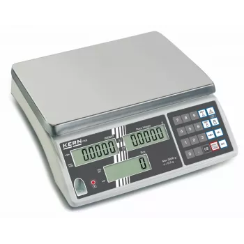 KERN CXB 6K0.5 telweegschaal, 6 kg capaciteit, 0,5 g afleesbaarheid, zilver