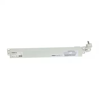 SYNERGY21 ALLNET 19 inch rackmount stekkerdoos 9-voudig Schuko-bussen met schakelaar, lichtgrijs S215392V4