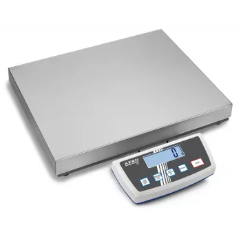 KERN DE 35K5DL dual-range platformweegschaal 35 kg / 5 g|10 g, roestvrijstalen plaat