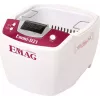 Emag ultrasoonreiniger met verwarming, 2 L tank, 160 x 90 x 50 mm, 80 W ultrasoonvermogen, digitale tijd- en temperatuurregeling, kunststof behuizing