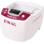 Emag ultrasoonreiniger met verwarming, 2 L tank, 160 x 90 x 50 mm, 80 W ultrasoonvermogen, digitale tijd- en temperatuurregeling, kunststof behuizing