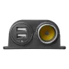IWH 12/24V auto-stopcontact met 2 USB-aansluitingen, 4,2A totale uitgang (019010)