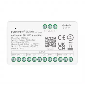 Synergy 21 Pixel LED Controller SPI-serie 4-kanaals versterker/repeater (SPI-PA4)