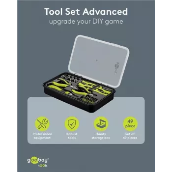 Goobay Advanced 49-delige precisiegereedschapsset voor elektronica reparatie 77846