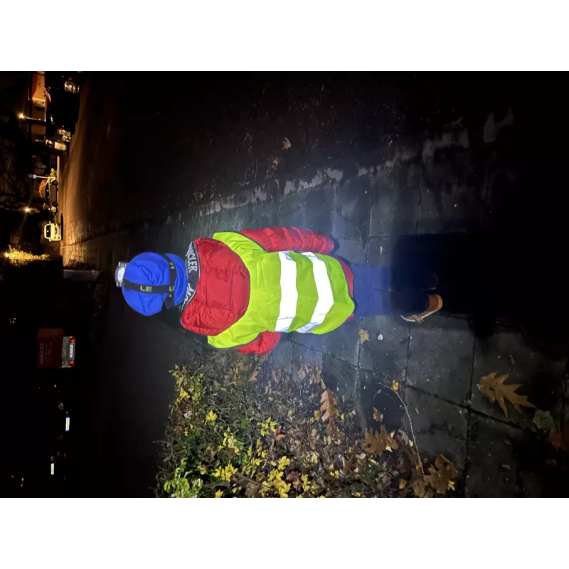 IWH 453502 kinder-veiligheidshesje EN 1150, fluorescerend geel, klittenband, unisex