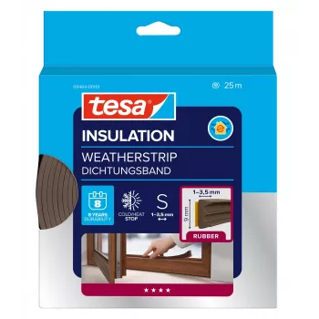 tesa E-profiel 05464-00101-02 dichtingsband tesamoll bruin 25 m x 9 mm