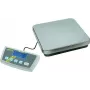 Kern DE 60K10D dual-range platformweegschaal, 60 kg capaciteit, 10/20 g afleesbaarheid, RVS weegplateau, batterij- & netvoeding