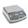 Kern CPB 15K0.2N telweegschaal, 15 kg capaciteit, 0,2 g afleesbaarheid, RVS platform, batterijgevoed